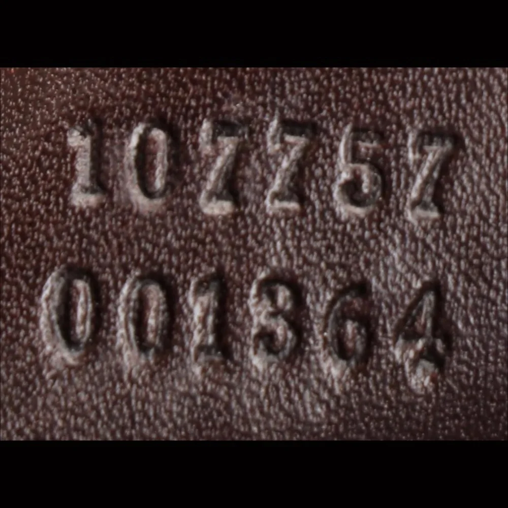 Rare Authentic Gucci GG Canvas And Leather Vertical Buckle Tote - Picture 7 of 7